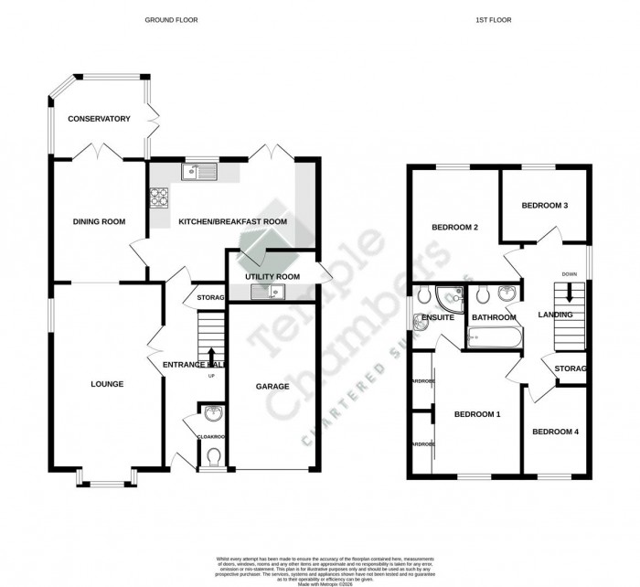 Floorplan for Challinor, Church Langley