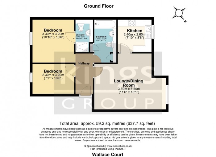 Floorplan for Eden Close, Enfield