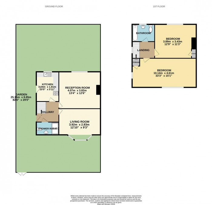 Floorplan for Flexmere Road., Tottenham