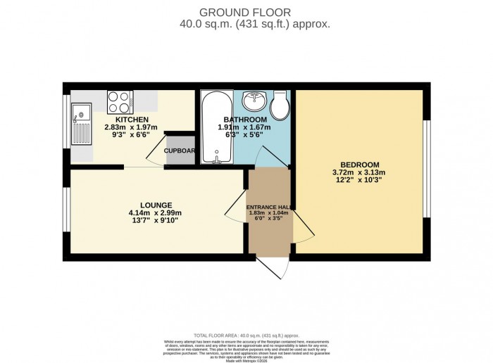 Floorplan for Greenacre Gardens, London