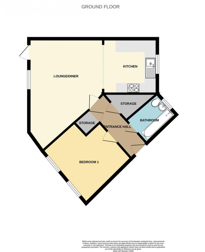 Floorplan for Blackthorn Drive, Gilden Park, Harlow