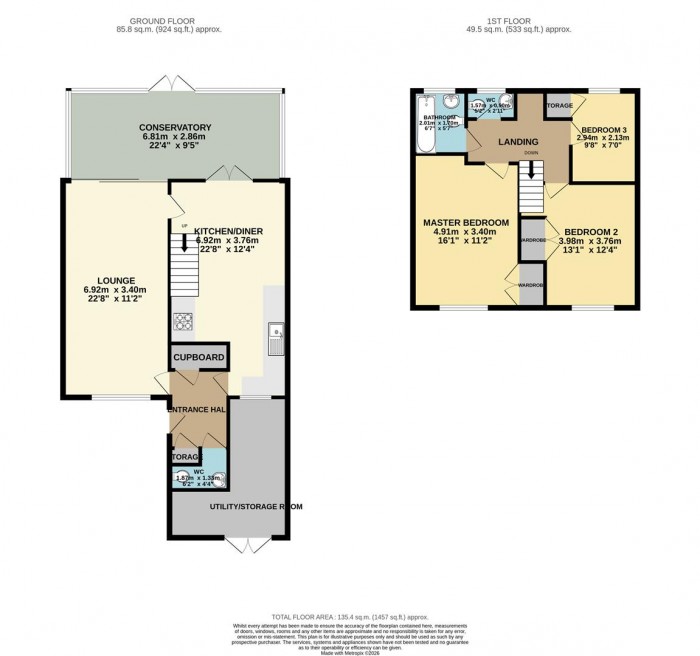 Floorplan for Old Orchard, Harlow