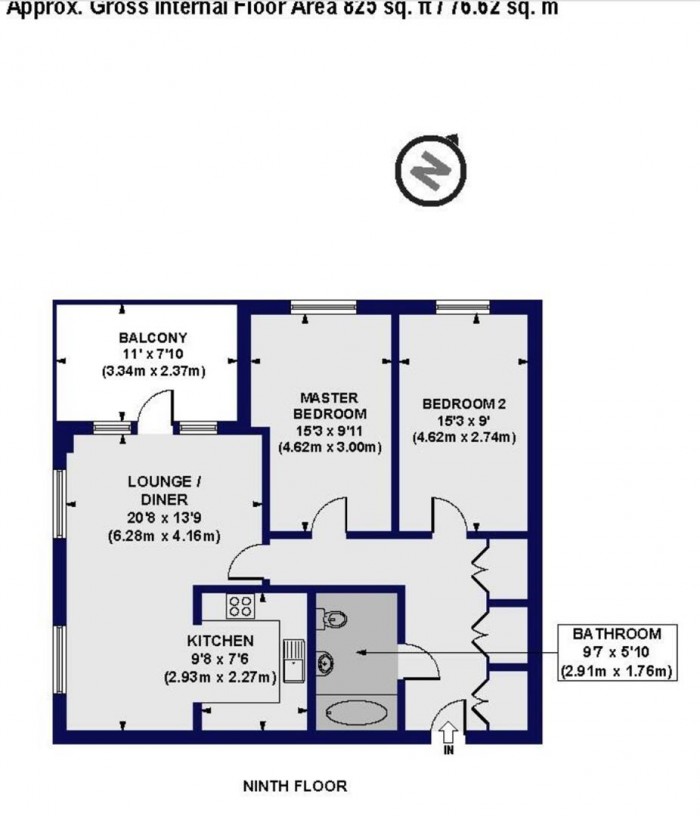Floorplan for Cannon Road, London