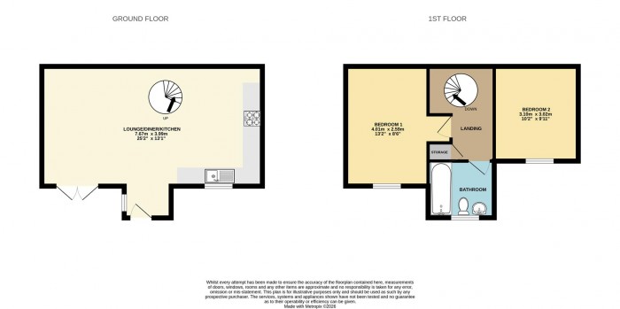 Floorplan for Town Mill Mews, Hertford