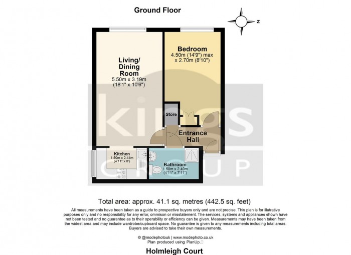 Floorplan for Glyn Road, Enfield