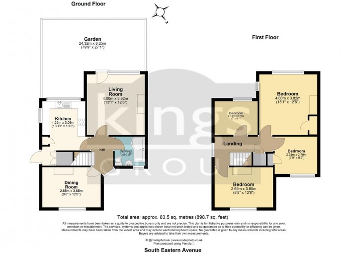 Floorplan for South Eastern Avenue, Edmonton, N9