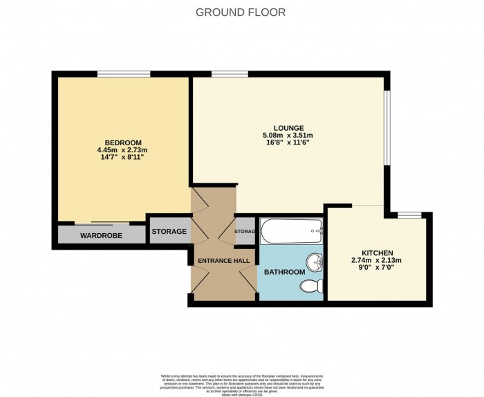 Floorplan for Vancouver Road, Turnfordd