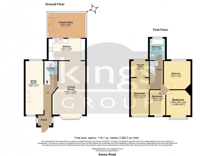Floorplan for The Sunny Road, Enfield