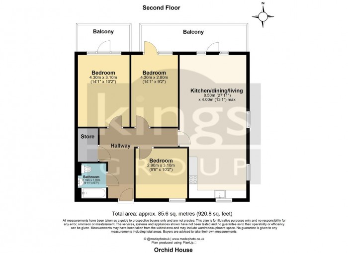 Floorplan for Park View Road