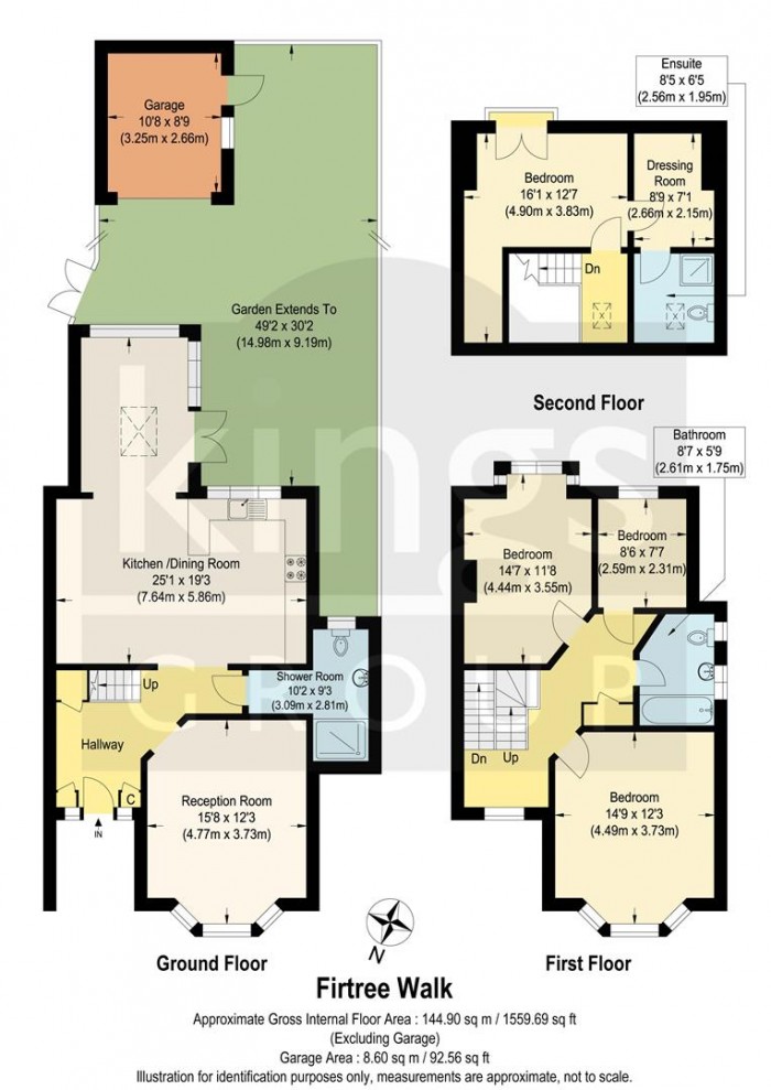 Floorplan for Firtree Walk, Enfield