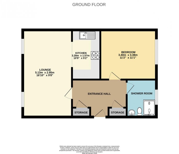 Floorplan for Teresa Gardens, Waltham Cross