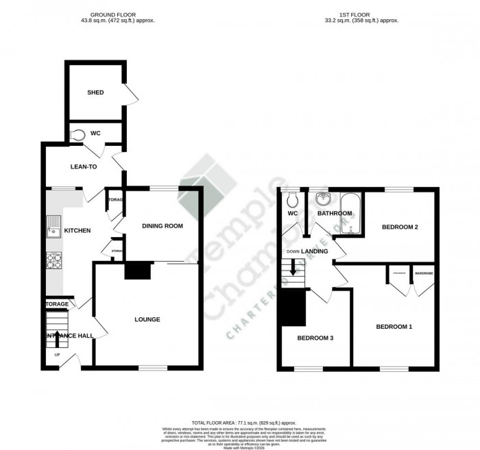 Floorplan for Perry Spring, Harlow