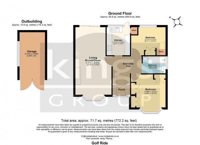 Floorplan for Golf Ride, Enfield