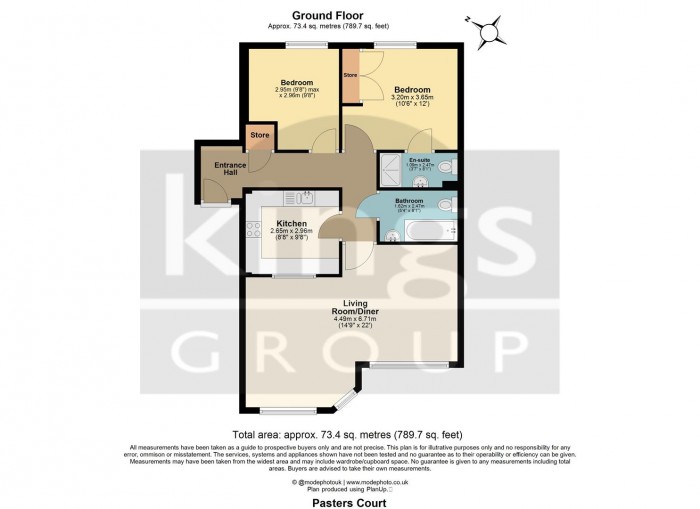 Floorplan for Trinity Avenue, Enfield