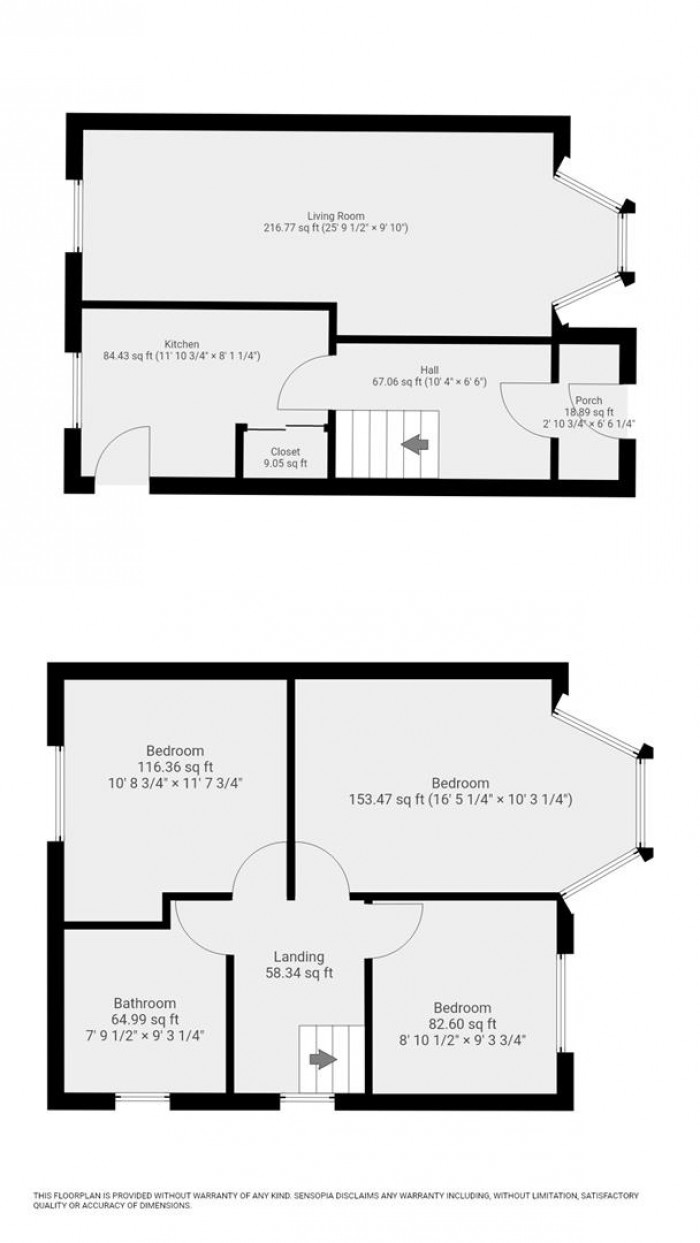 Floorplan for Ropers Avenue, London