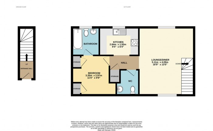 Floorplan for Yukon Road, Turnford