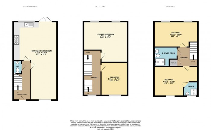 Floorplan for Columbia Road, Broxbourne