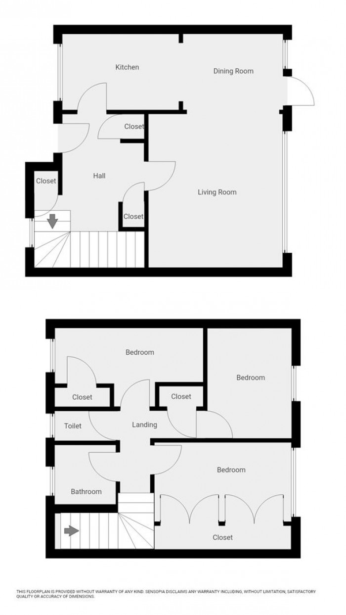 Floorplan for Winters Way, Waltham Abbey