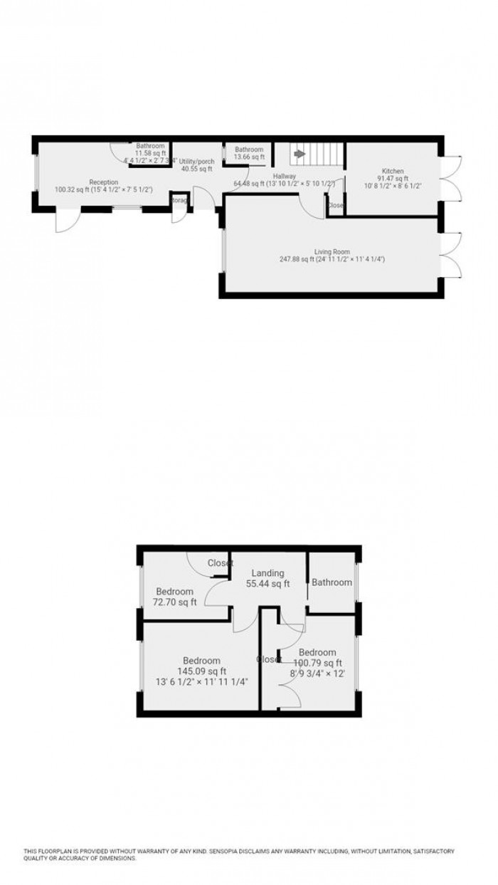 Floorplan for Roundhills, Waltham Abbey