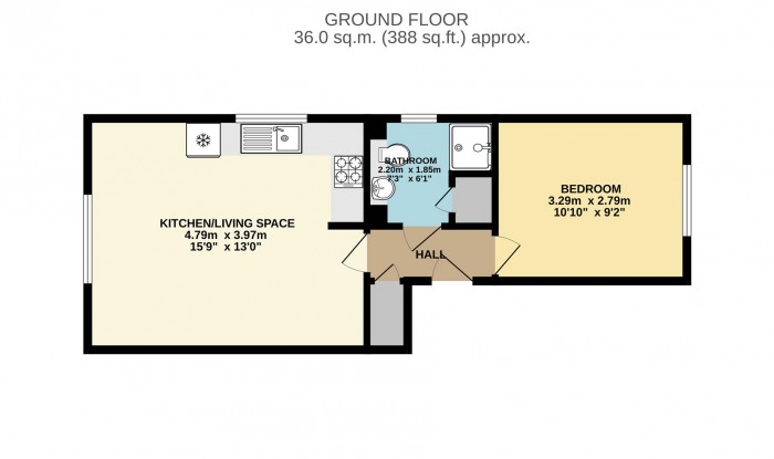 Floorplan for Sycamore Close, Edmonton, N9
