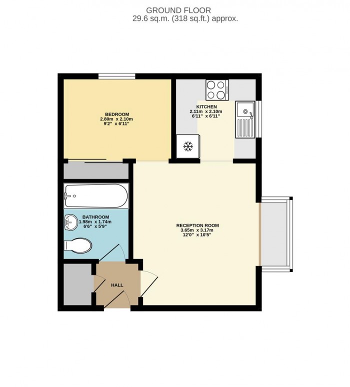 Floorplan for Plowman Close, Edmonton, N18