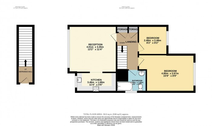 Floorplan for Kitchener Road, London