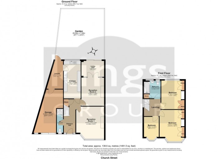 Floorplan for Church Street, London, N9