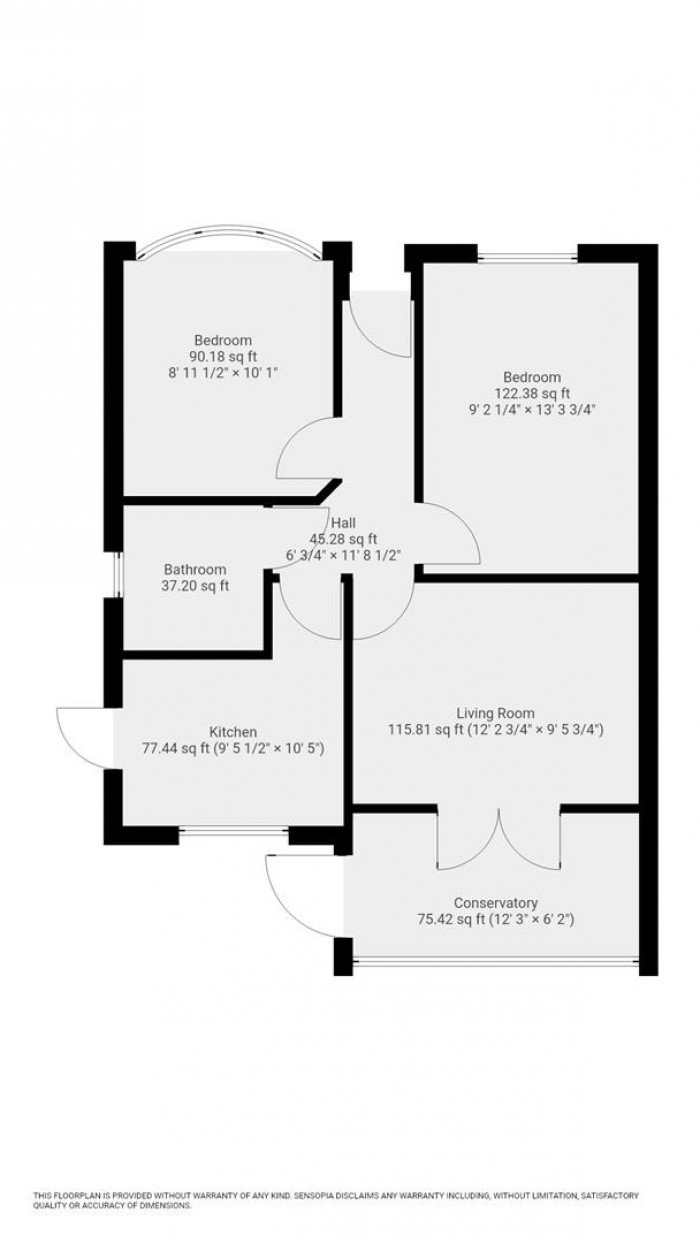 Floorplan for Waltham Way, London