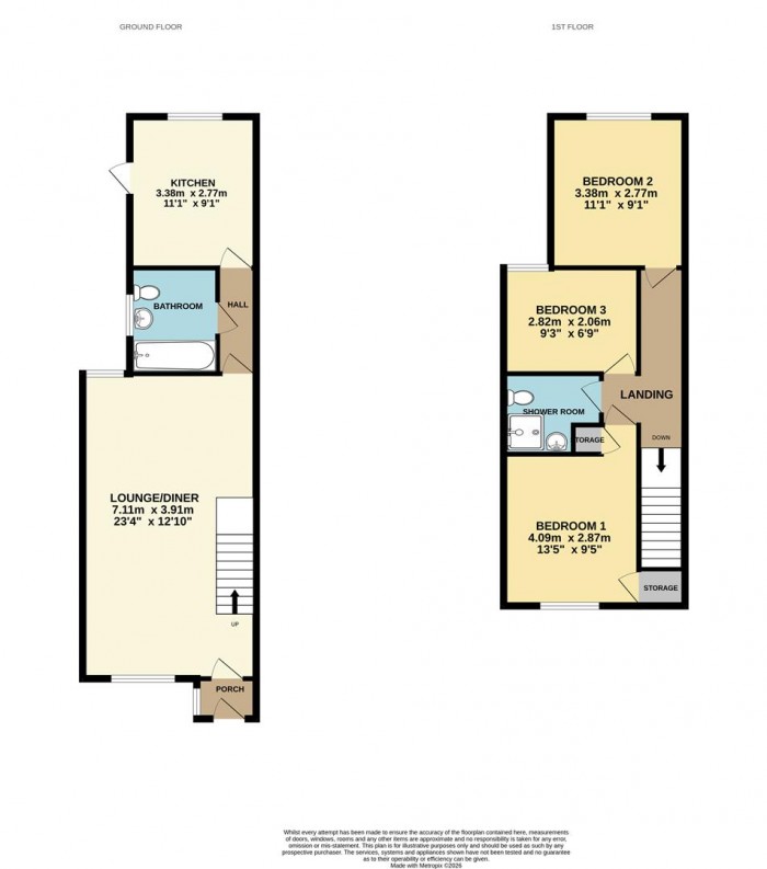 Floorplan for Cecil Road, Cheshunt, Waltham Cross