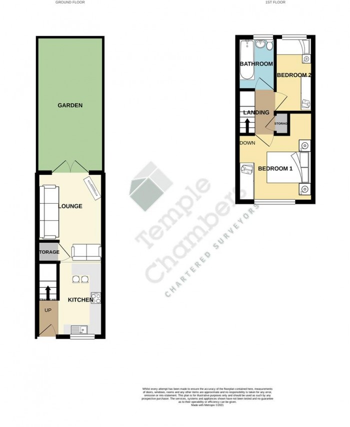 Floorplan for Coalport Close, Church Langley