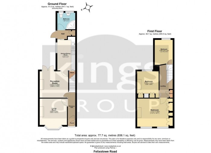Floorplan for Felixstowe Road, Edmonton, N9