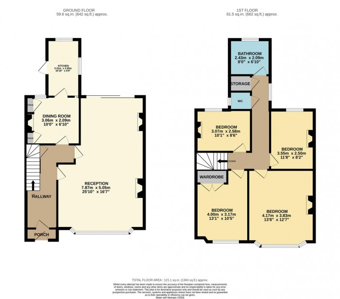 Floorplan for Fulready Road, Leyton