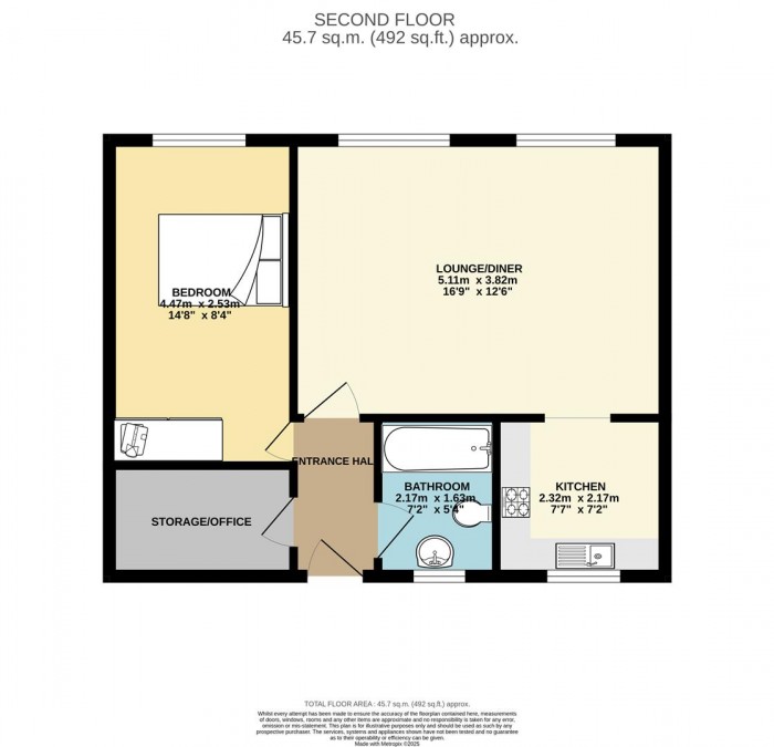 Floorplan for Harberts Road, Harlow