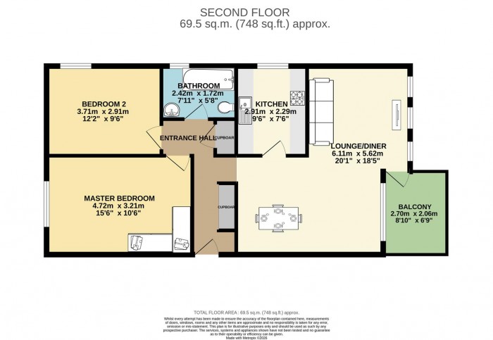 Floorplan for Spinning Wheel Mead, Harlow