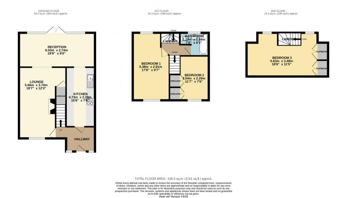 Floorplan for Abbotsweld, Harlow