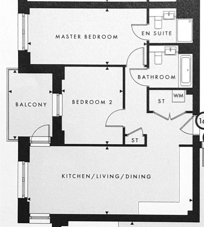 Floorplan for Rowan House, 31 Bloomsbury Avenue, London, N14