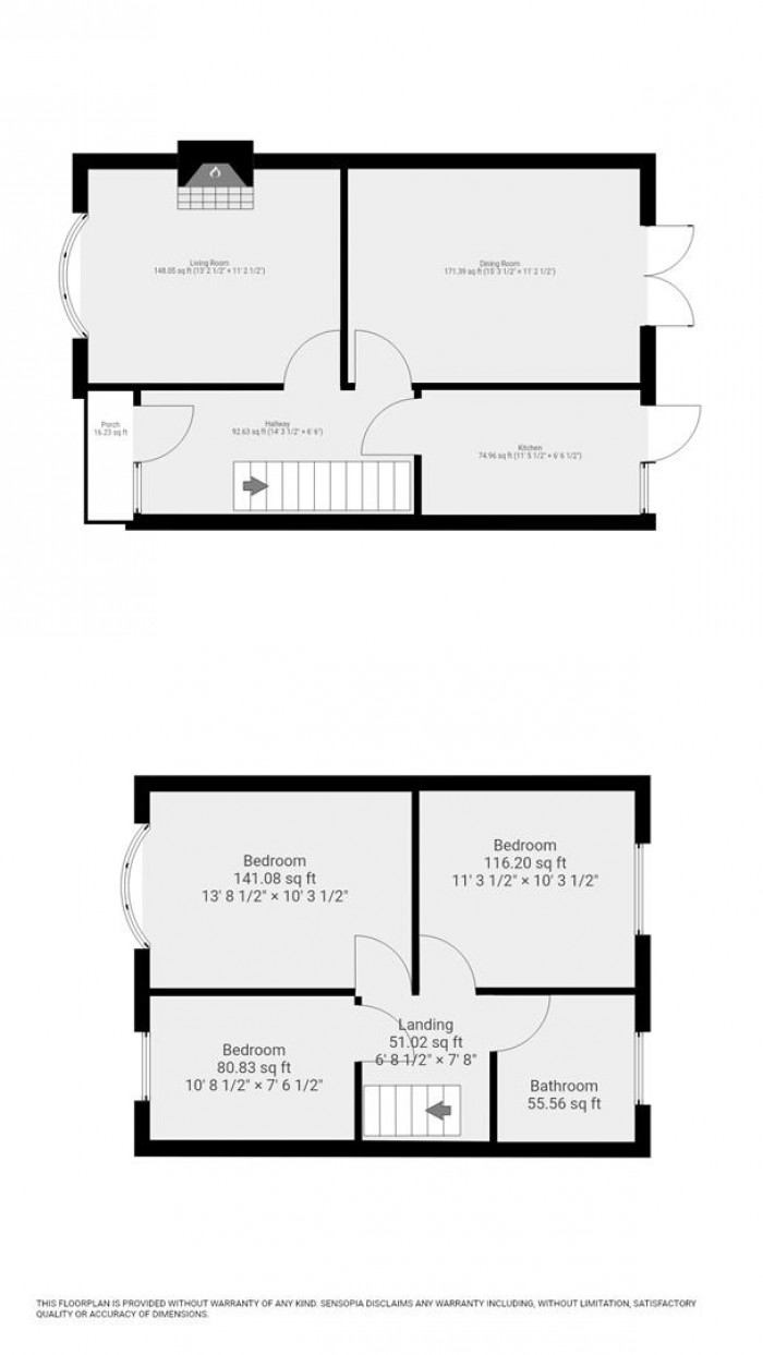 Floorplan for Coningsby Gardens, London