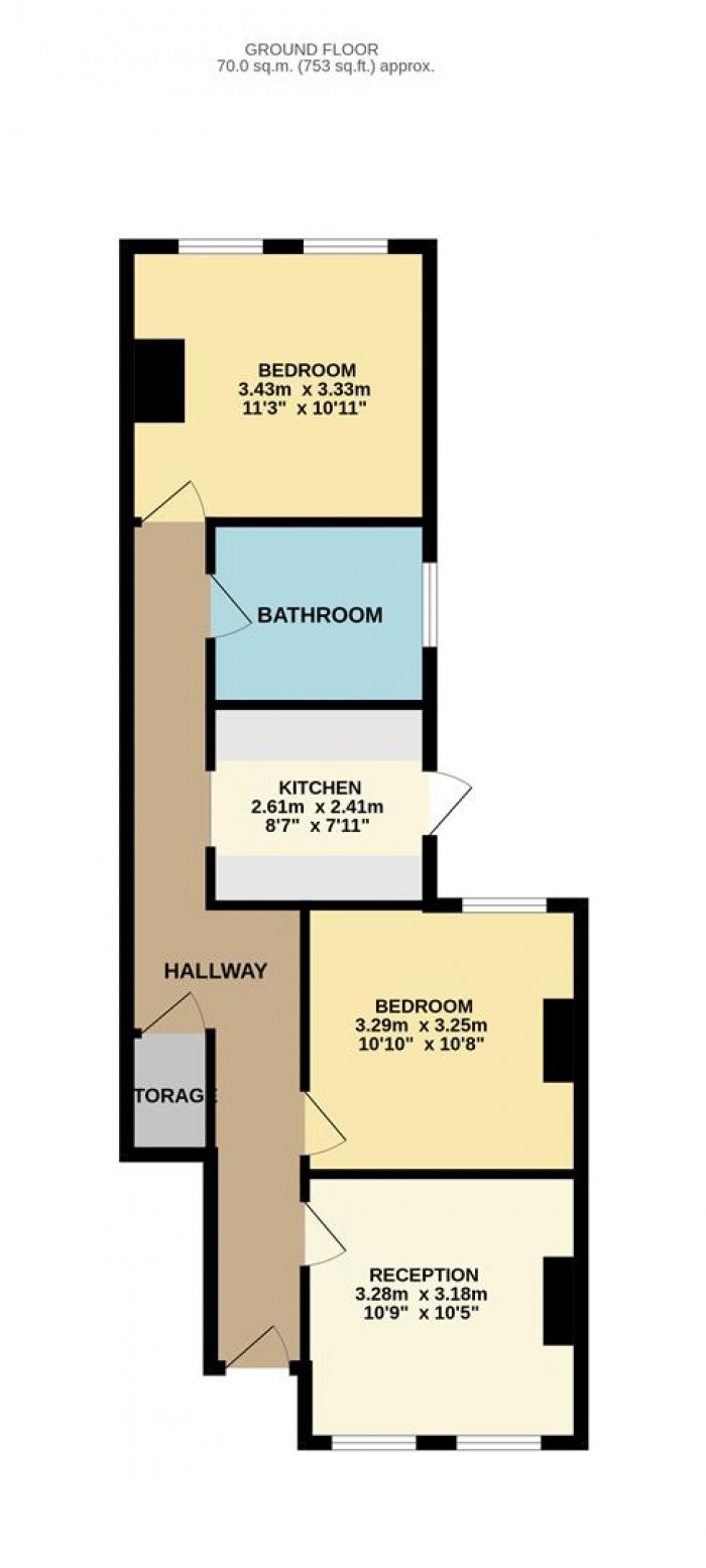 Floorplan for Lea Bridge Road, London