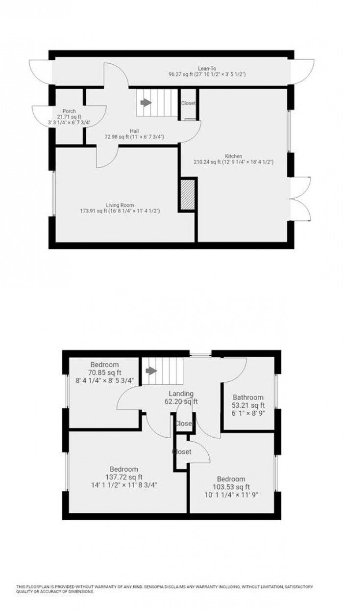 Floorplan for Genever Close, London