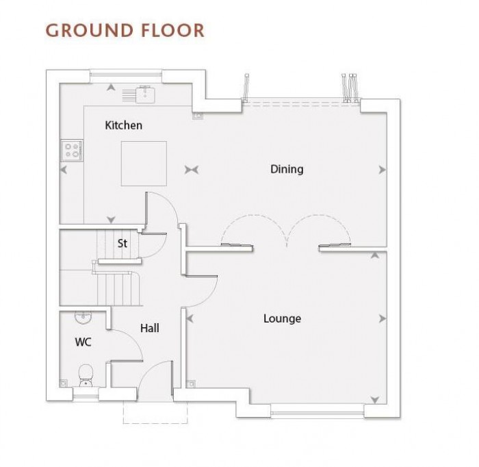 Floorplan for Pecks Hill, Nazeing