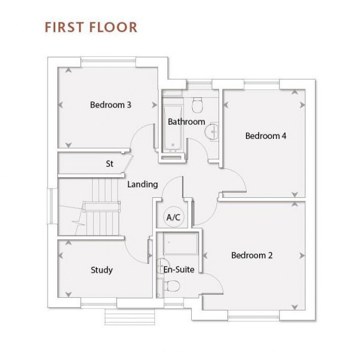 Floorplan for Pecks Hill, Nazeing