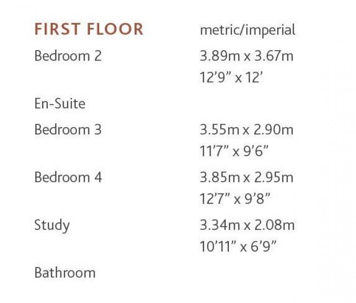 Floorplan for Pecks Hill, Nazeing