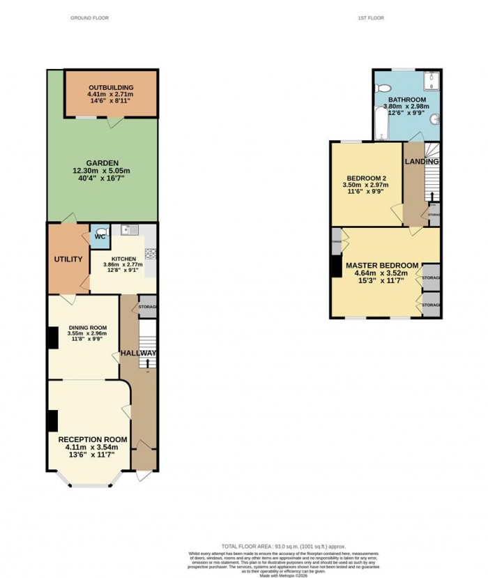 Floorplan for Trulock Road, London
