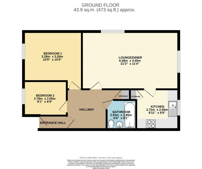 Floorplan for Clematis Tye, Chelmsford