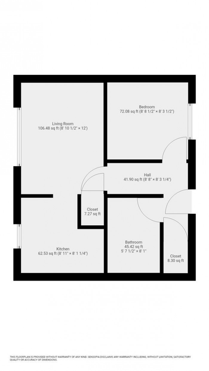 Floorplan for Mandeville Court, London