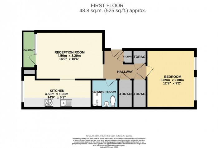 Floorplan for Lomond Close, London