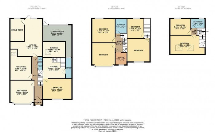 Floorplan for Onra Road, London