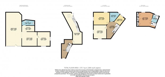 Floorplan for Rushbrook Crescent, London