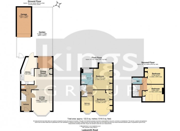 Floorplan for Ladysmith Road, Enfield