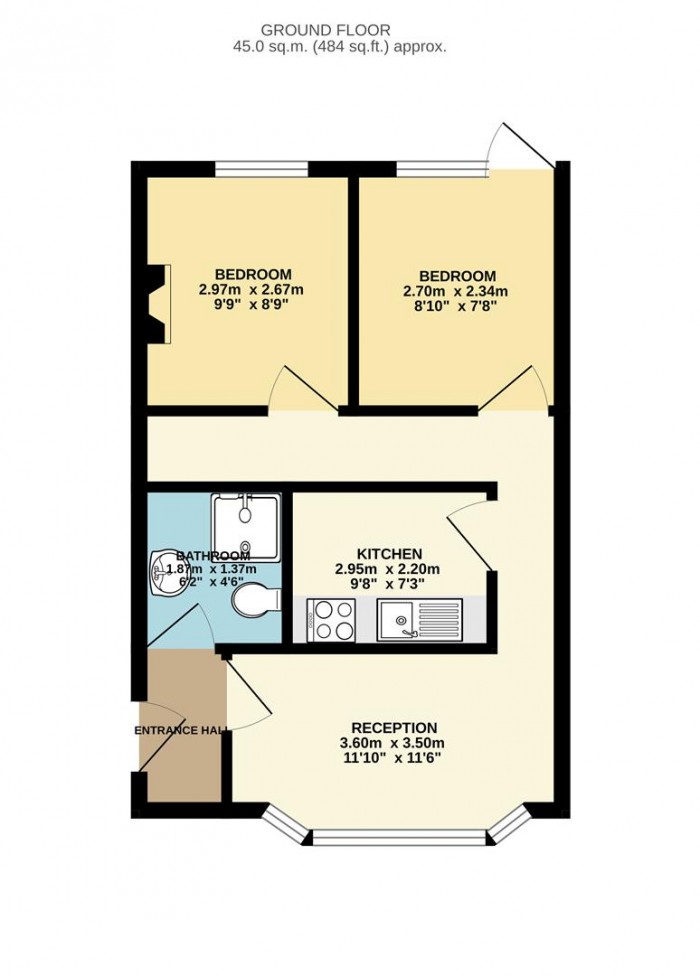 Floorplan for Blackhorse Lane, London